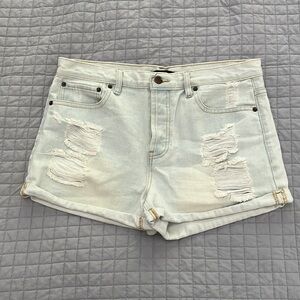 Light Wash Denim Shorts